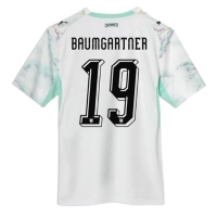 Dres Rakúsko Christoph Baumgartner #19 Preč MS 2026 Krátky Rukáv